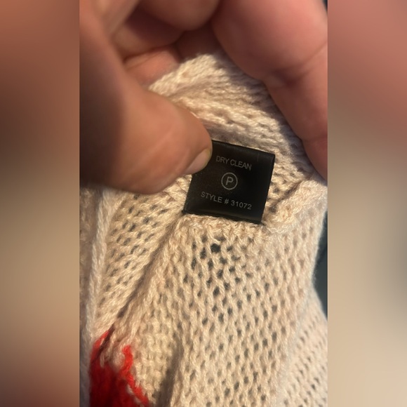 360 Cashmere Color Block Knit Sweater - Picture 5 of 5